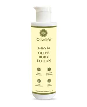 India's 1st <br> Olive Body Lotion