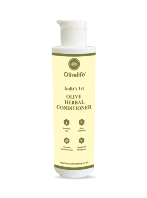 India's 1st <br> Olive Herbal Conditioner